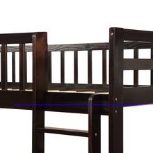 Load image into Gallery viewer, Orisfur. Twin Bunk Beds for Kids with Safety Rail and Movable Trundle bed
