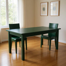 Load image into Gallery viewer, 48" Solid Wood Dining Table - Dark Green

