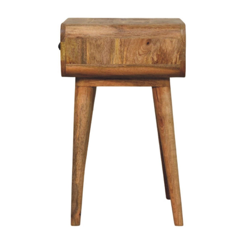 22" Wood One Drawer Nightstand - Brown