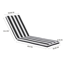 Load image into Gallery viewer, Outdoor Lounge Chair Cushion Replacement Patio Funiture Seat Cushion Chaise Lounge Cushion
