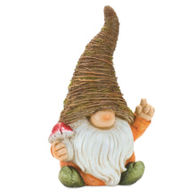 Load image into Gallery viewer, Poly Standing Gnome Tabletop Sculpture (Set of 2) - Brown
