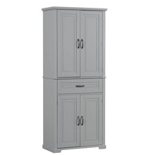 Load image into Gallery viewer, Bathroom Storage Cabinet With Doors And Drawer, Adjustable Shelf
