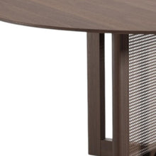 Load image into Gallery viewer, 59" Solid Wood Rounded Bar Table - Brown
