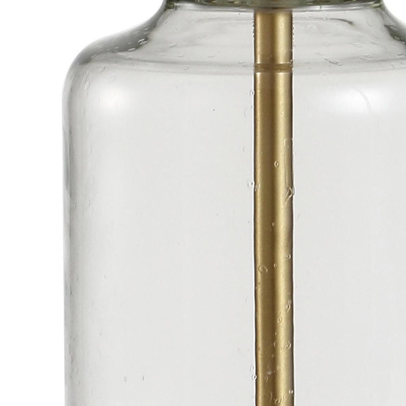 20" Novelty Table Lamp LED With Globe Shade - Clear