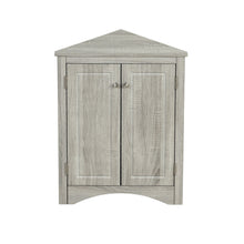 Load image into Gallery viewer, Triangle Bathroom Storage Cabinet With Adjustable Shelves, Freestanding Floor Cabinet For Home Kitchen
