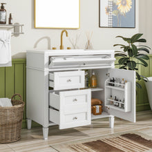 Load image into Gallery viewer, Bathroom Vanity With Top Sink, 2 Drawers And Tip Out Drawer
