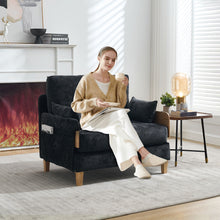 Load image into Gallery viewer, Mid Century Modern Foldable Sofa Bed, 3 In 1 Convertible Sleeper With 3 Pillows
