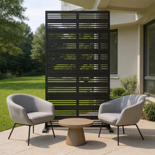 Load image into Gallery viewer, Six Panel Screen Room Divider (720227) - Black
