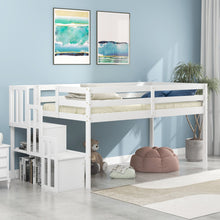 Load image into Gallery viewer, Loft Bed With Staircase
