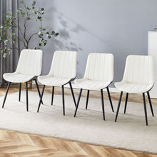 Load image into Gallery viewer, Modern Minimalist Dining Chair Set, Extended Seat Cushion

