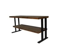 Load image into Gallery viewer, Media Console Table With One Shelf To Your Home Decor - Natural / Black
