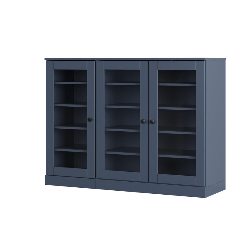 Solid Woodshoe Storage Cabinet (756028) - French Blue