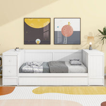 Load image into Gallery viewer, Daybed With Storage Arms, Trundle And Charging Station
