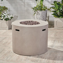 Load image into Gallery viewer, Round Iron Fire Pit With 40,000 Btu
