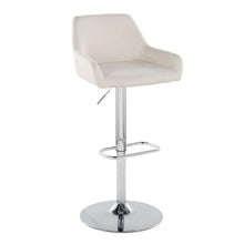 Load image into Gallery viewer, Daniella - Contemporary Adjustable Barstool With Swivel With Rounded Rectangle Footrest (Set of 2)
