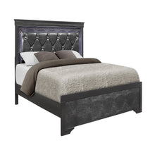Load image into Gallery viewer, Shaker - Bed With LED Lighting And Crystal Inspired Tufted Headboard
