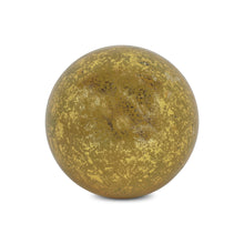 Load image into Gallery viewer, Mache Hand Painted Orb Decorative Orb - Gold
