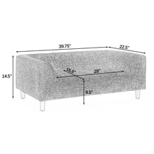 Load image into Gallery viewer, Modern Rectangular Pet Sofa With Backrest And Armrests For Small And Medium Dogs, Soft Cushion
