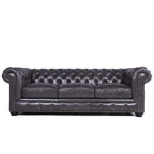 Load image into Gallery viewer, Traditional Tufted Chesterfield Nailhead Sofa
