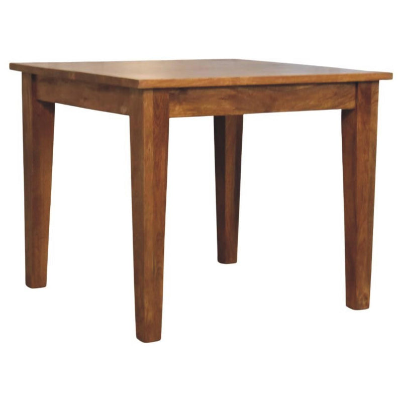 Solid Wood Square Dining Table - Brown