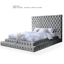 Load image into Gallery viewer, Tufted Oversized Headboard Platform Bed With Fully Upholstered Frame
