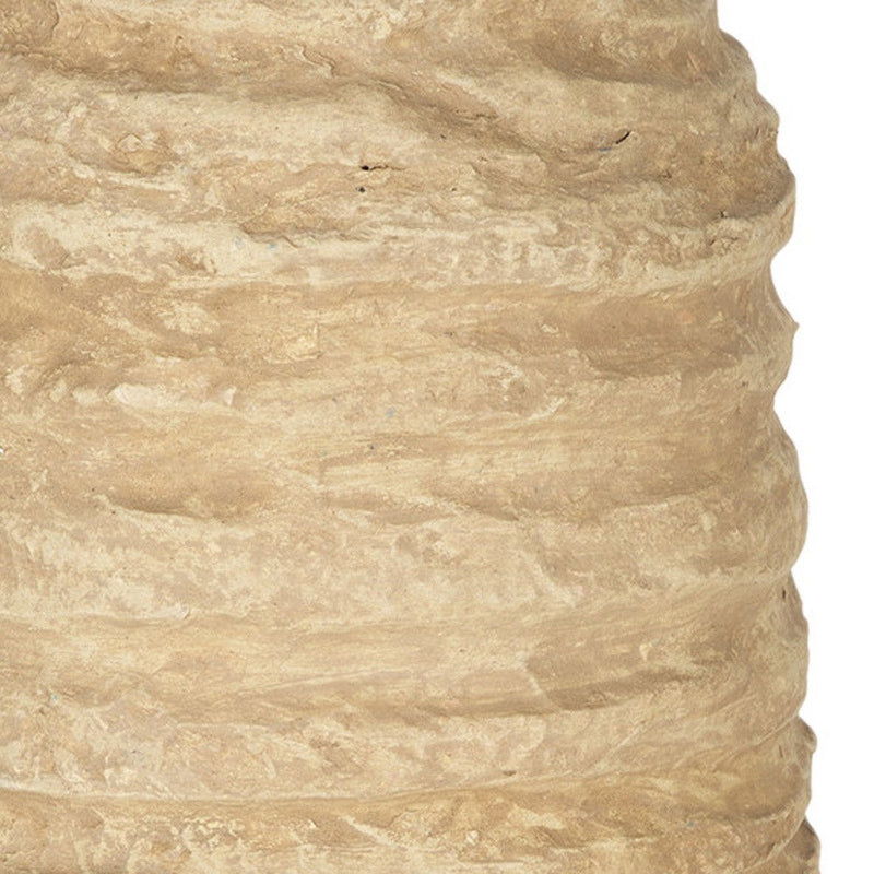 Mache Table Vase (608302) - Beige