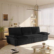 Load image into Gallery viewer, King Size Pull Out Sofa Bed, 3 In 1 Convertible Multifunctional
