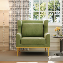 Load image into Gallery viewer, Elegant Curved Armrest Accent Armchair
