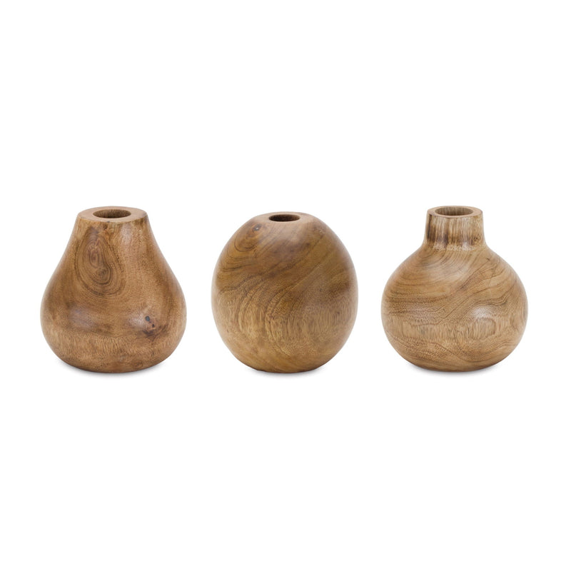 Bud Table Vases (Set of 3) - Natural