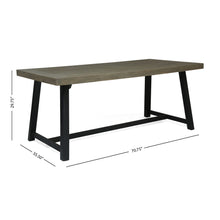 Load image into Gallery viewer, 7 Pieces Modern Outdoor Dining Set With Acacia Wood Table And Chairs
