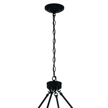 Load image into Gallery viewer, Candle Style Twelve Light Metal Dimmable Chandelier - Black

