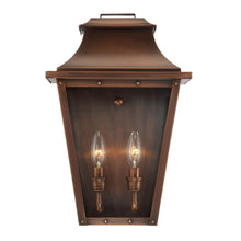 Load image into Gallery viewer, Coventry 2-Light Patina Pocket Wall Light - Cooper
