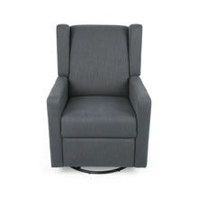 Load image into Gallery viewer, Landau Contemporary Fabric Upholstered Swivel Recliner
