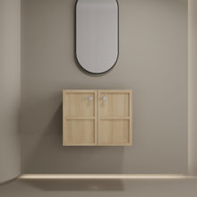 Load image into Gallery viewer, Modern Wall Mounted Bathroom Vanity With Soft Closing Doors
