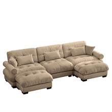 Load image into Gallery viewer, Super Comfort Oversized Modular Sectional Sofa With Movable Ottoman
