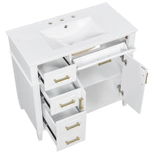 Load image into Gallery viewer, Bathroom Vanity With Sink, 4 Drawers, 2 Doors
