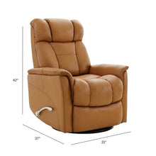 Load image into Gallery viewer, Bentley - Swivel Glider Recliner With Manual Adjustable Headrest &amp; Footrest

