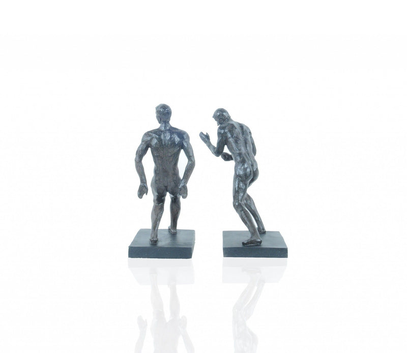 Resin Hand Painted Figurine (364255) - Dark Gray