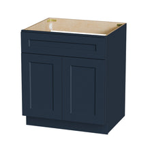 Load image into Gallery viewer, Shaker Base Cabinet With Soft-Close Drawer &amp; Double Doors, Adjustable Shelf
