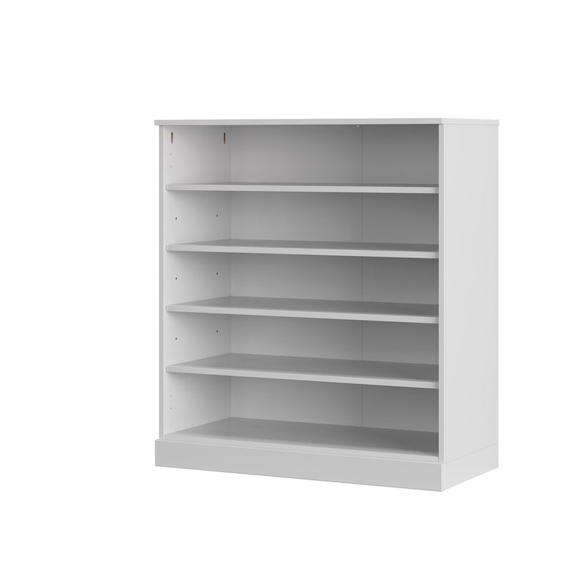 Twenty Pair Solid Woodshoe Storage Cabinet (752316) - White