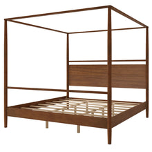 Load image into Gallery viewer, Canopy Bed Frame 4 Posters Bed No Box Spring Needed
