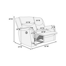Load image into Gallery viewer, 2 Piece Living Room Set With Loveseat And Recliner
