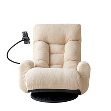 Load image into Gallery viewer, Adjustable Swivel Lounge Chair With 360 Degree Rotating Seat And Headrest Support
