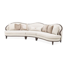 Load image into Gallery viewer, Camellia Field - 3-Piece Chenille Sofa - Beige / Dark Brown
