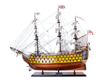 Load image into Gallery viewer, Hand Painted Model Boat (624637) - Light Brown / Yellow
