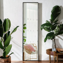 Load image into Gallery viewer, 59" Metal Framed Freestanding Standing Mirror - Black
