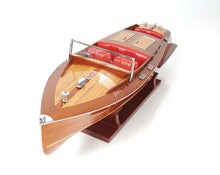 Load image into Gallery viewer, Hand Painted Decorative Boat - Brown
