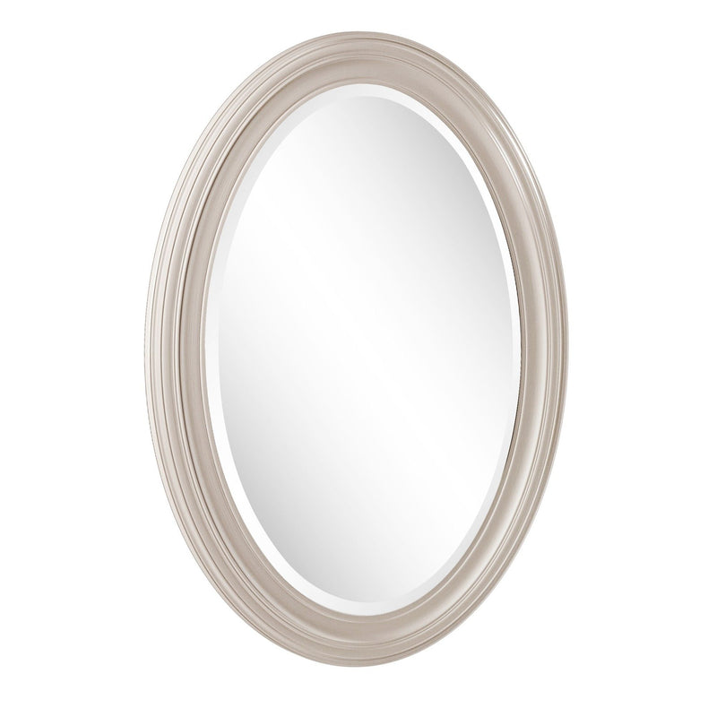 33" Oval Framed Accent Mirror - Silver