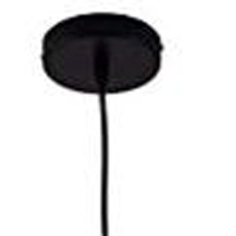 Metal Cage Modern Industrial Single Bulb Hanging Pendent Light - Black