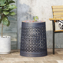 Load image into Gallery viewer, Cranbrook - Side Table With Tile Mosaic Top
